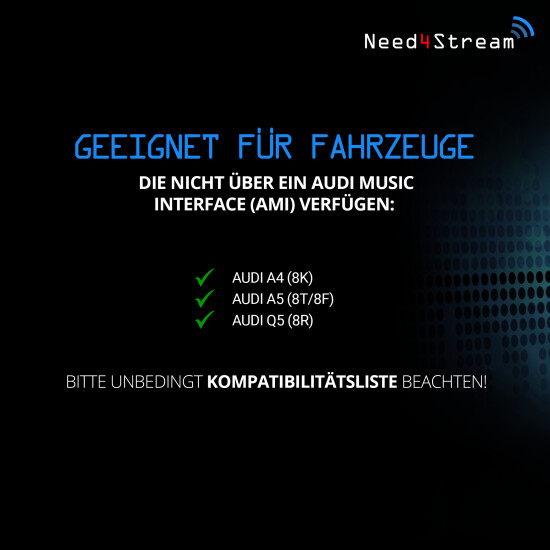 A2DP Bluetooth Interface mit Titelanzeige für Concert/Symphony