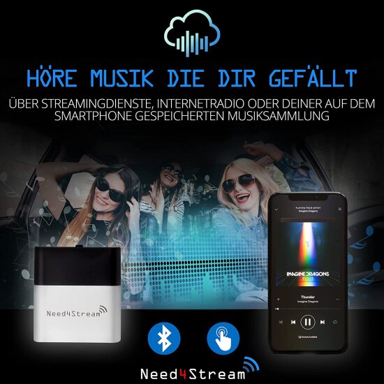 A2DP Bluetooth Interface mit Titellisten für Motorrad R1200RT - Mit Kabel