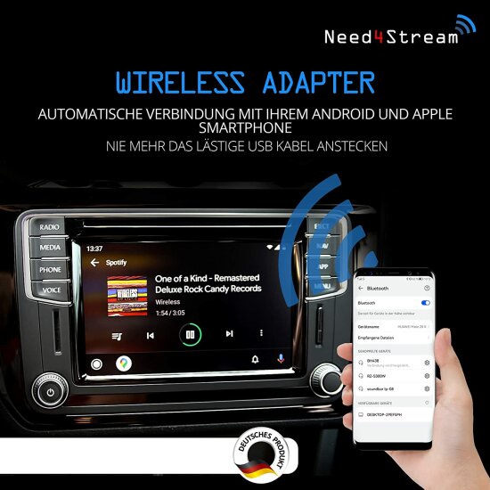 Android Auto: Adapter von AAWireless auch bei  Deutschland